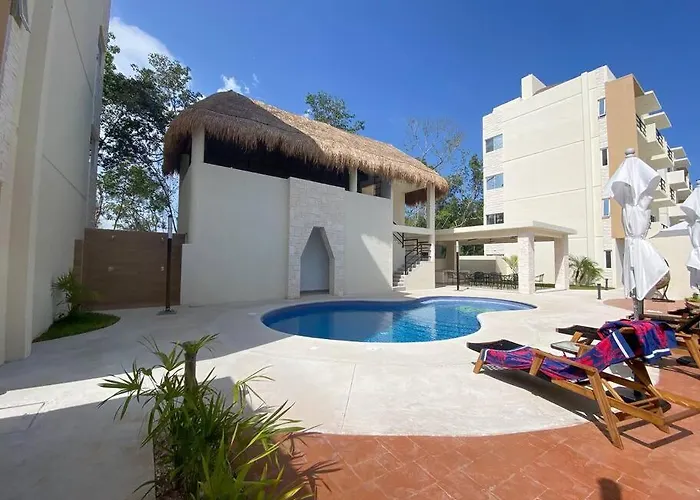 Frida's Rooftop Apartment Puerto Morelos